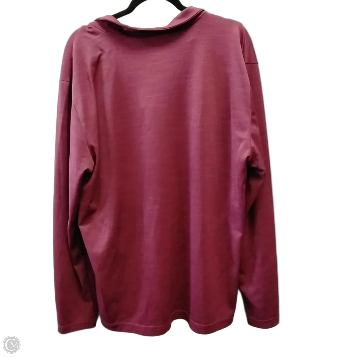 Top Long Sleeve By Nike Apparel In Purple, Size: Xxl