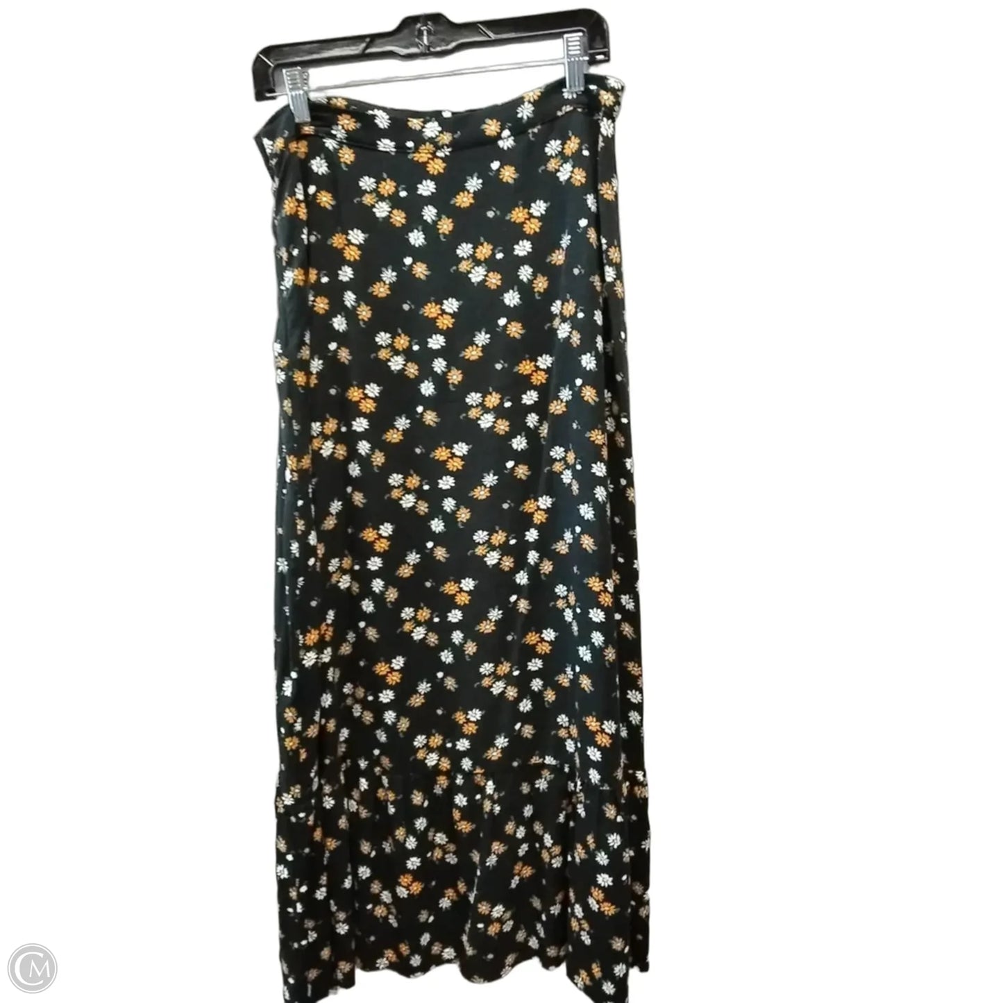 Skirt Maxi By Cme In Black & Orange, Size: 12