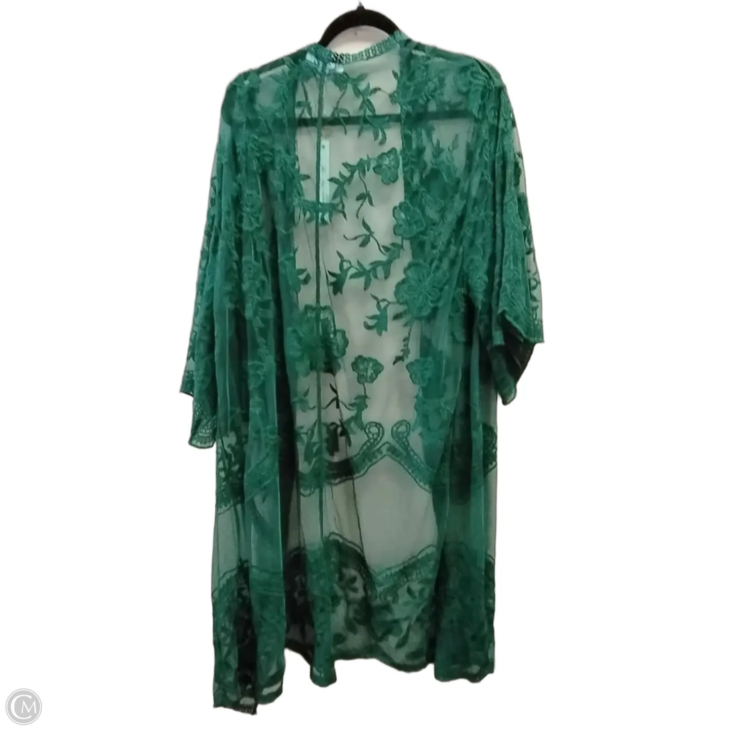 Shawl By She + Sky In Green, Size: S