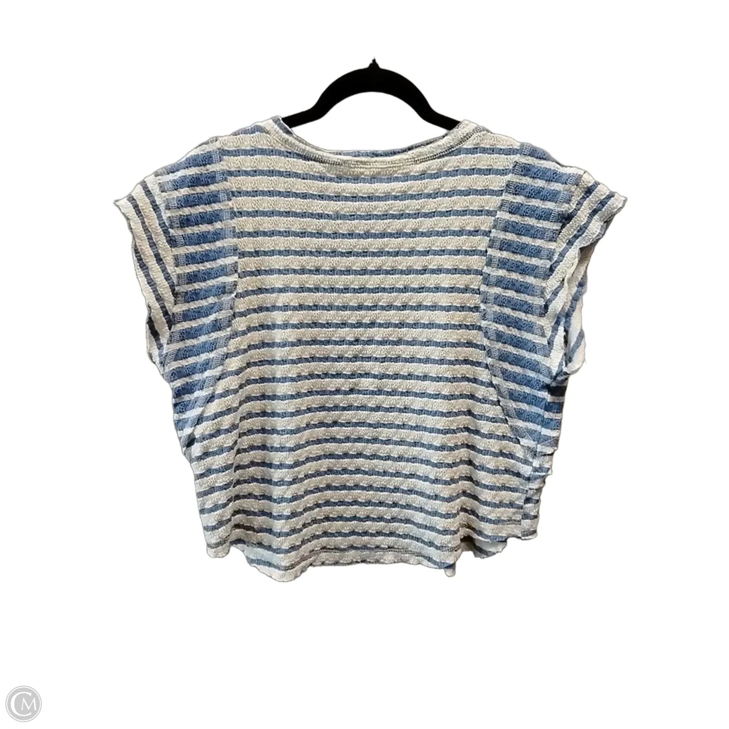 Top Short Sleeve By Altard State In Striped Pattern, Size: M