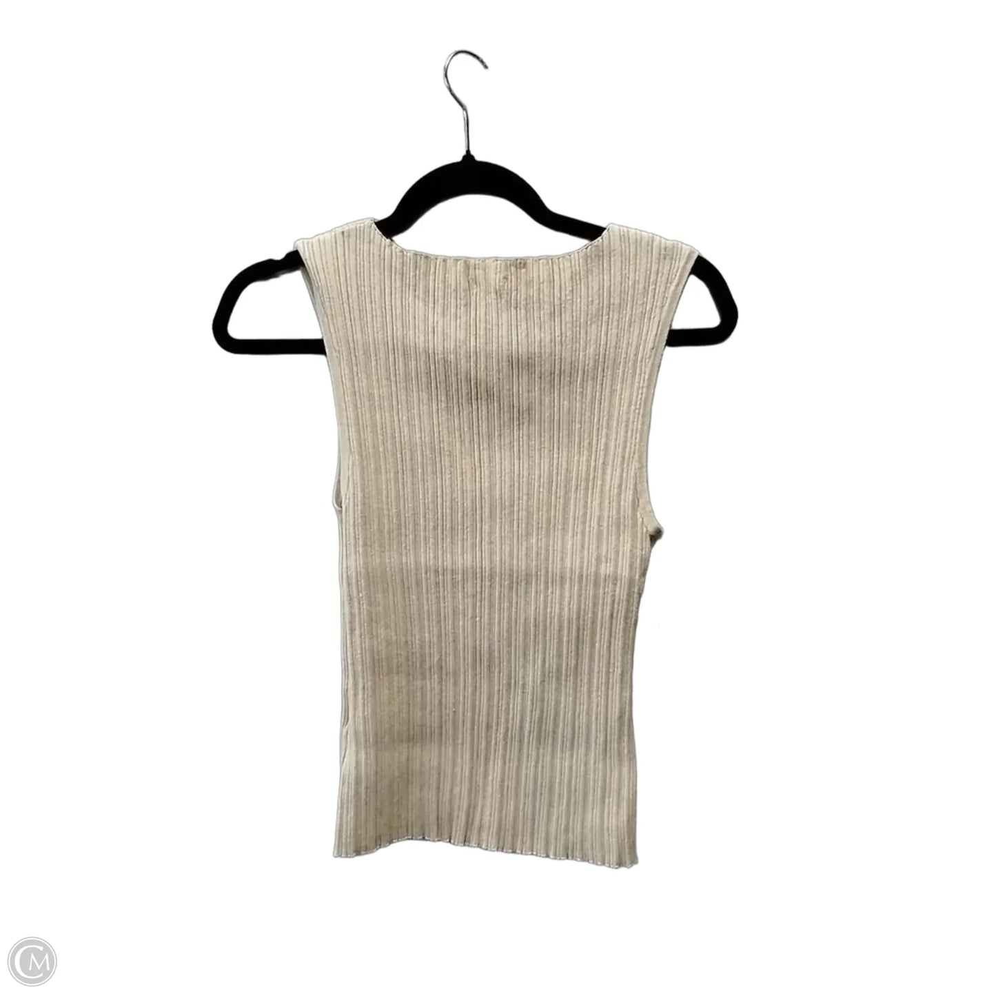 Top Sleeveless By Quince In Tan, Size: L