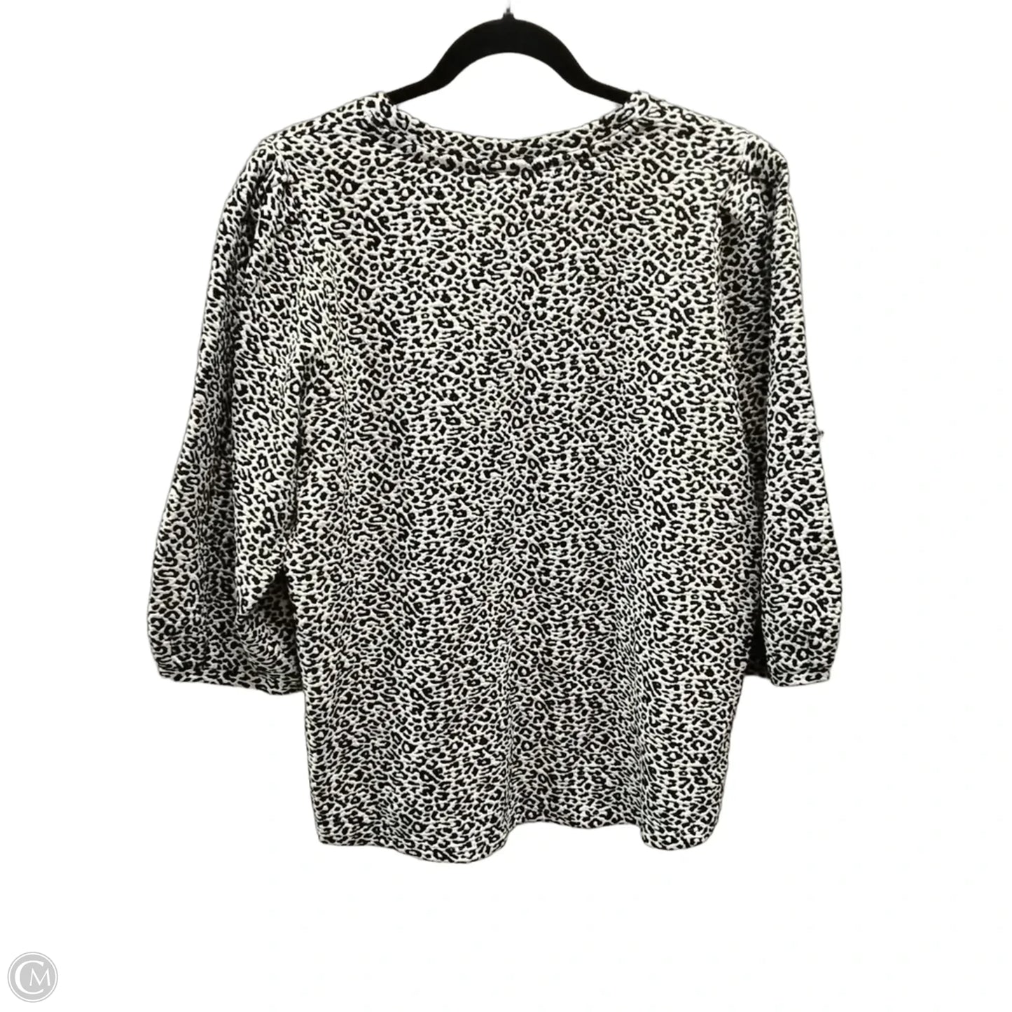 Top Long Sleeve By Chicos In Animal Print, Size: Xl