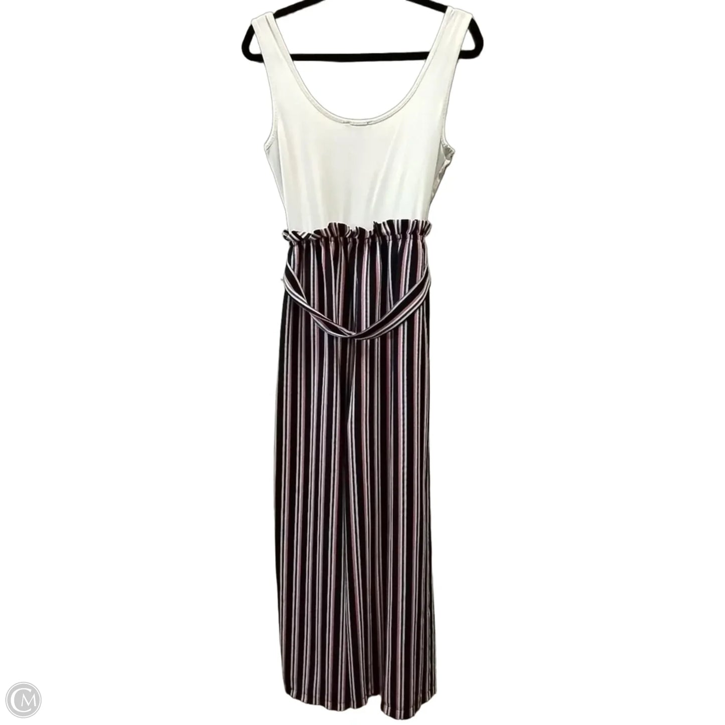 Jumpsuit By Cmf In Striped Pattern, Size: L