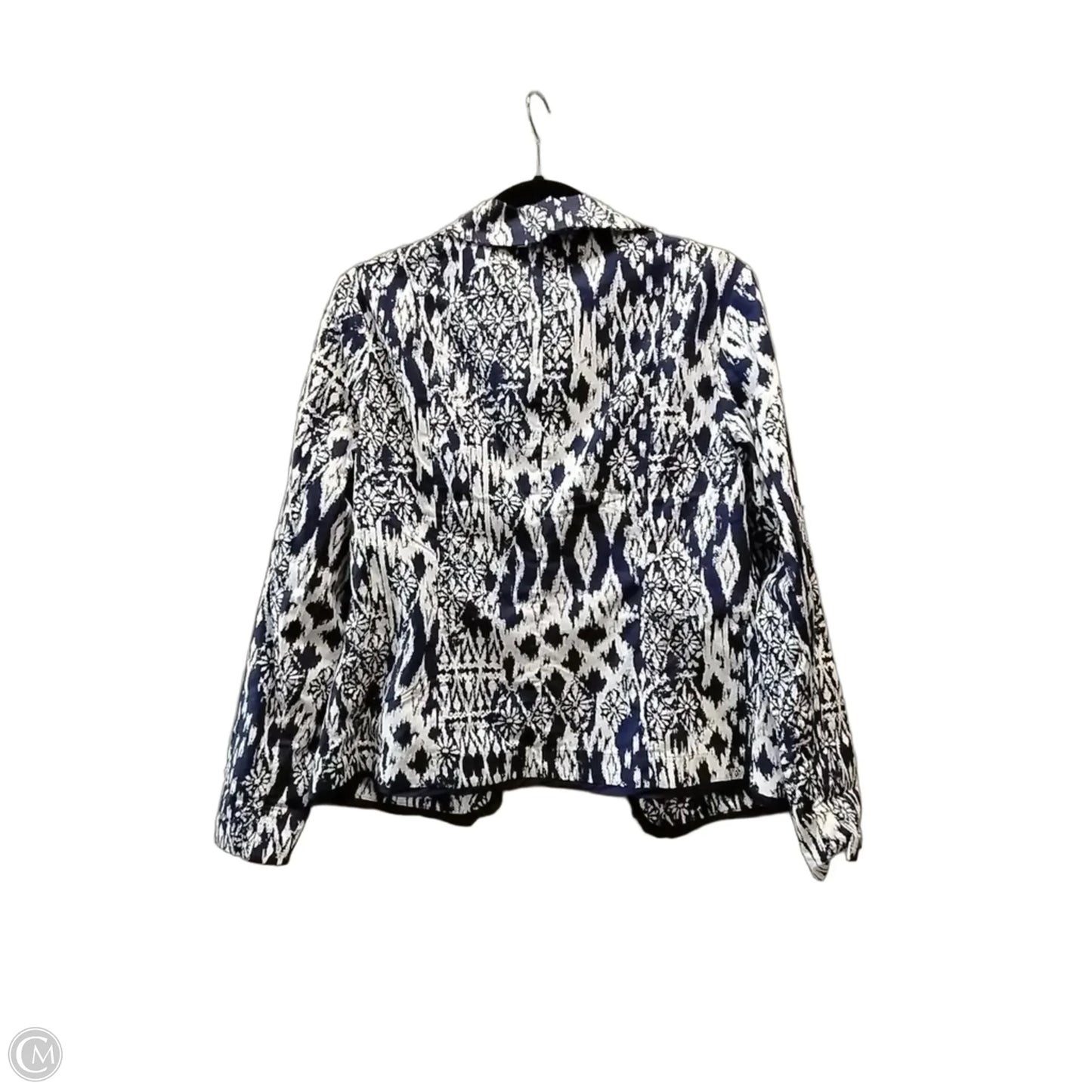 Blazer By Coldwater Creek In Blue & White, Size: M