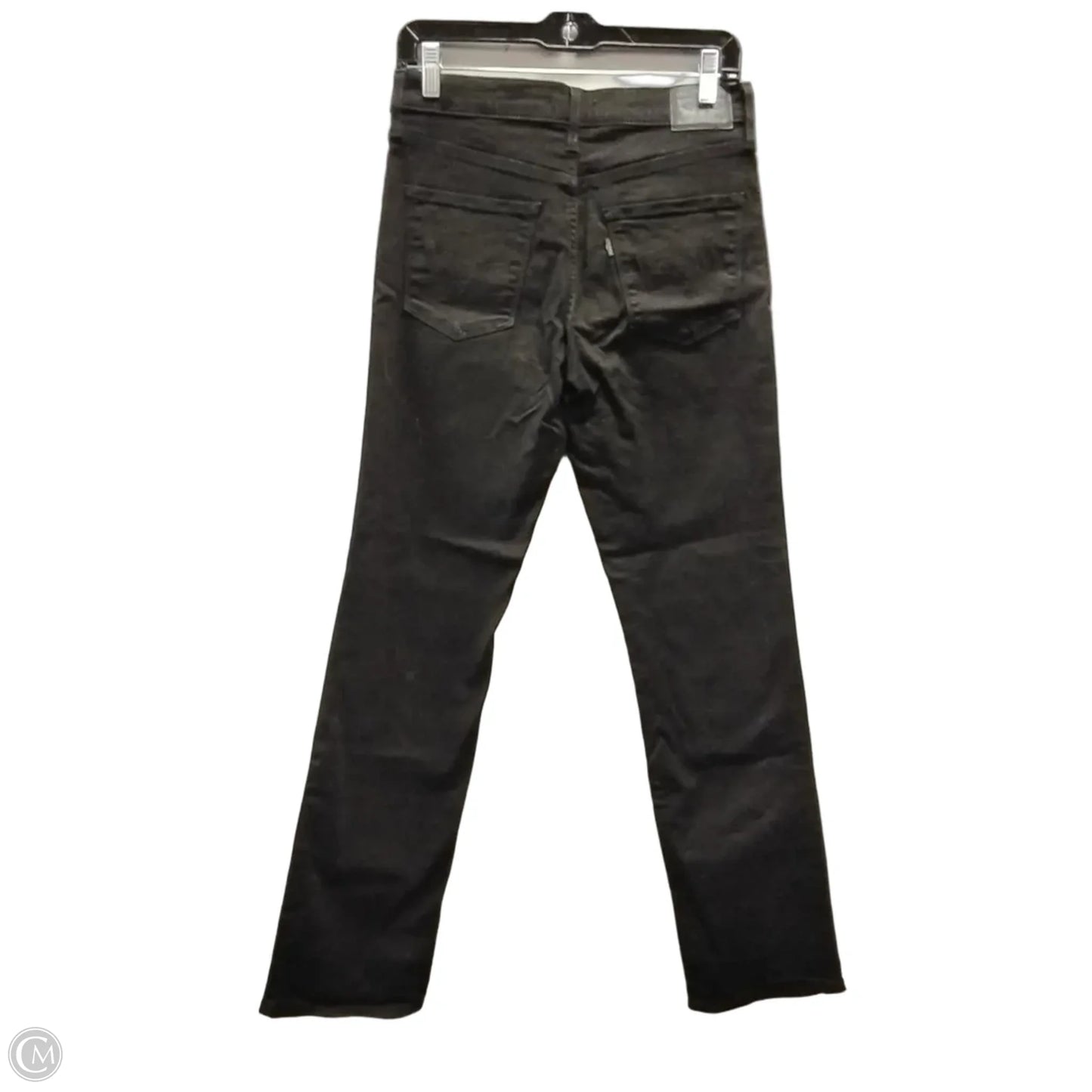 Jeans Straight By Levis In Black, Size: 8