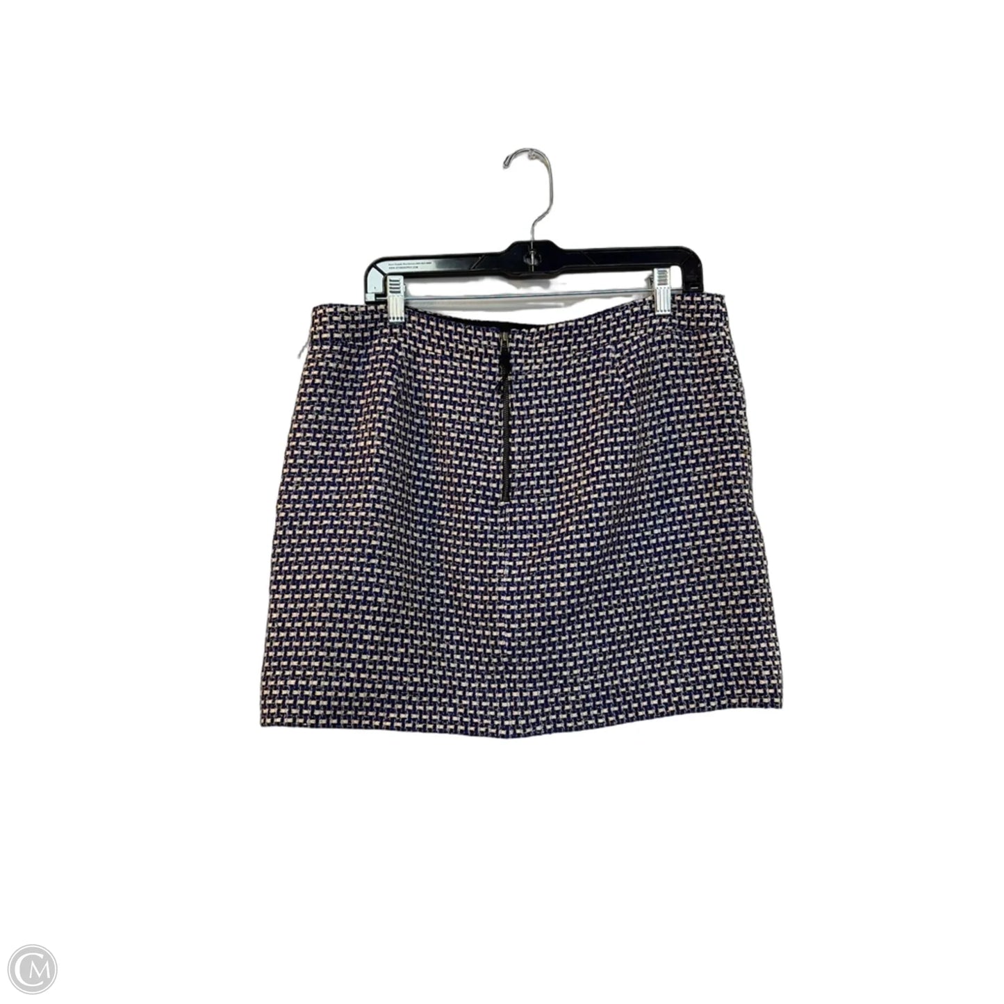 Skirt Mini & Short By J. Crew In Blue & Cream, Size: 10