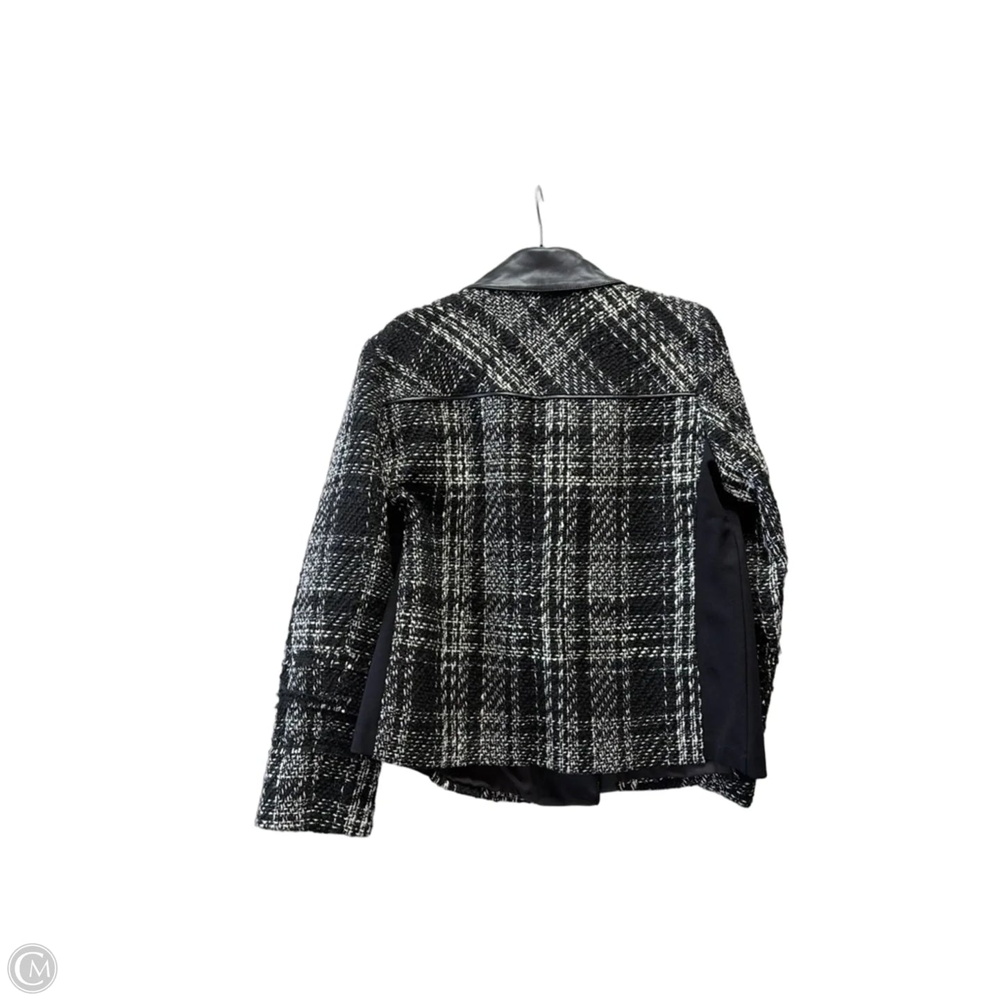 Jacket Other By Chicos In Black & White, Size: L