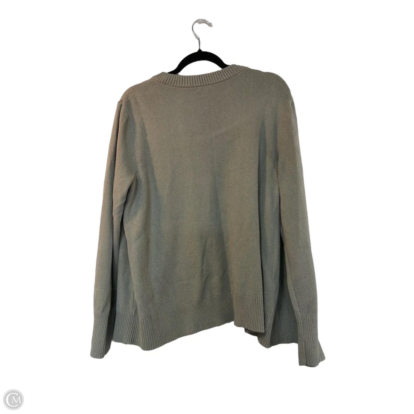 Sweater Cardigan By J. Jill In Green, Size: L