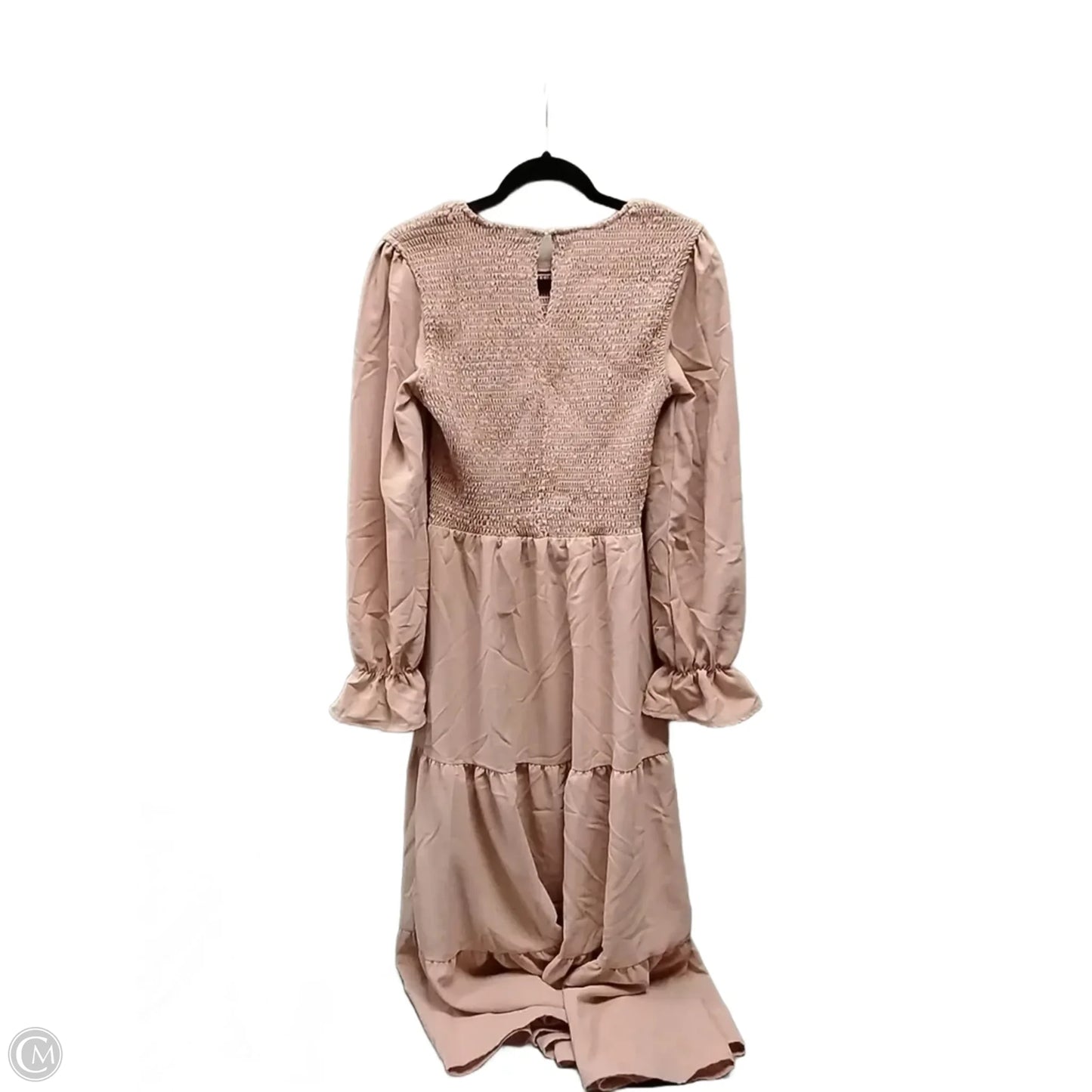 Dress Casual Maxi By Cme In Peach, Size: M