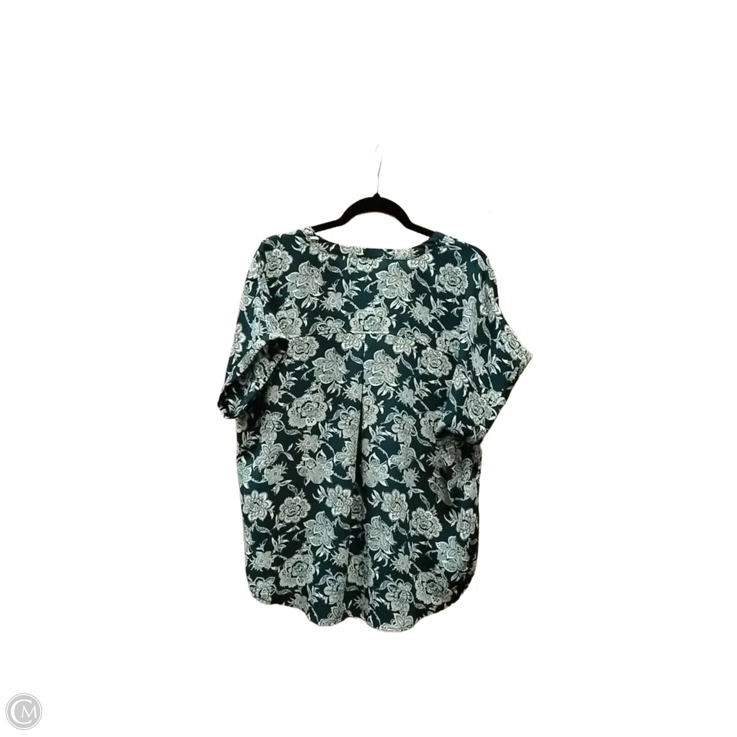 Blouse Short Sleeve By Maurices In Green, Size: Xl