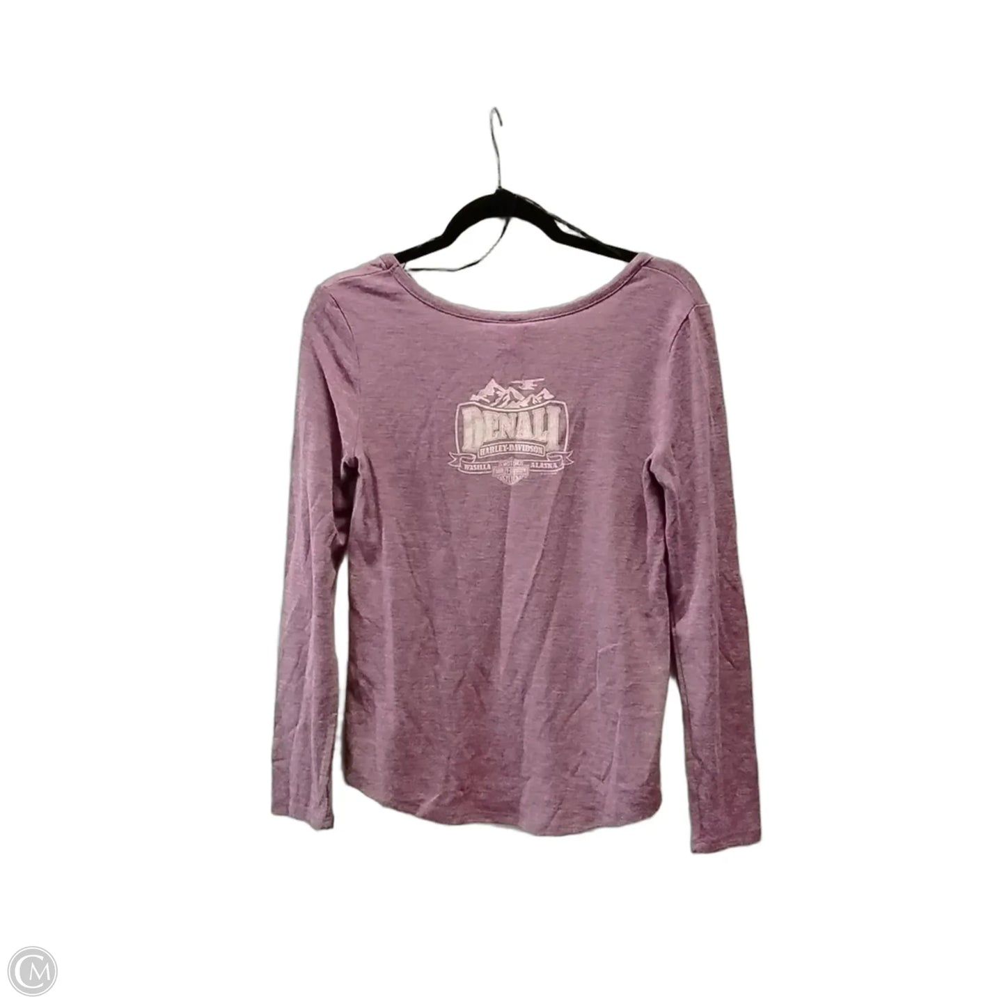 Top Long Sleeve Basic By Harley Davidson In Purple, Size: Xs