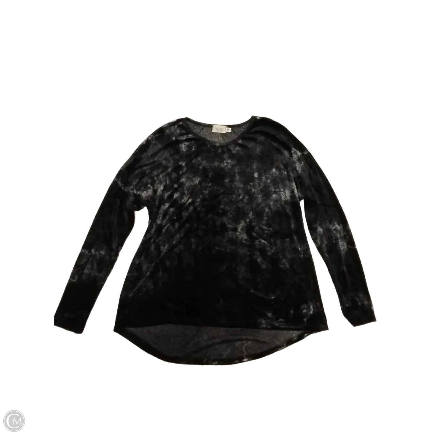 Top Long Sleeve By Clothes Mentor In Black, Size: S