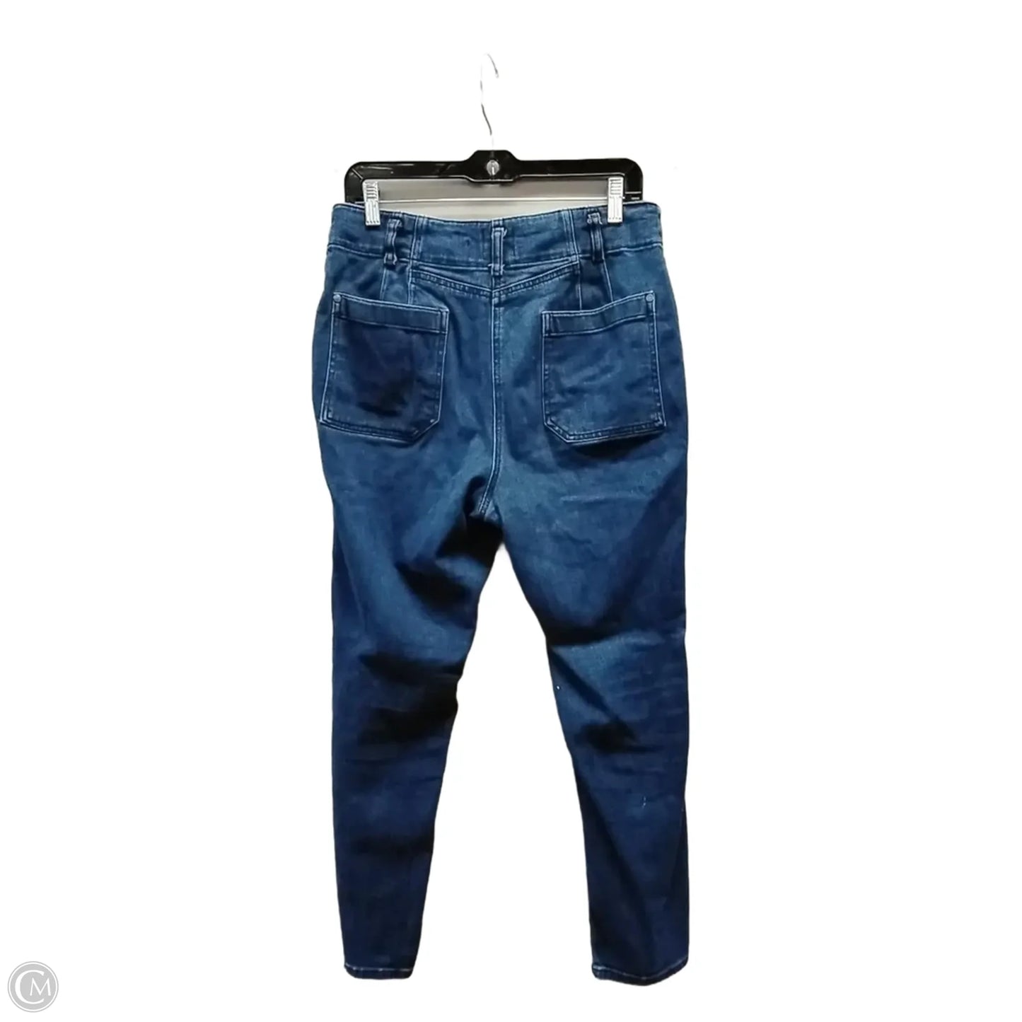 Jeans Straight By Anthropologie In Blue Denim, Size: 14