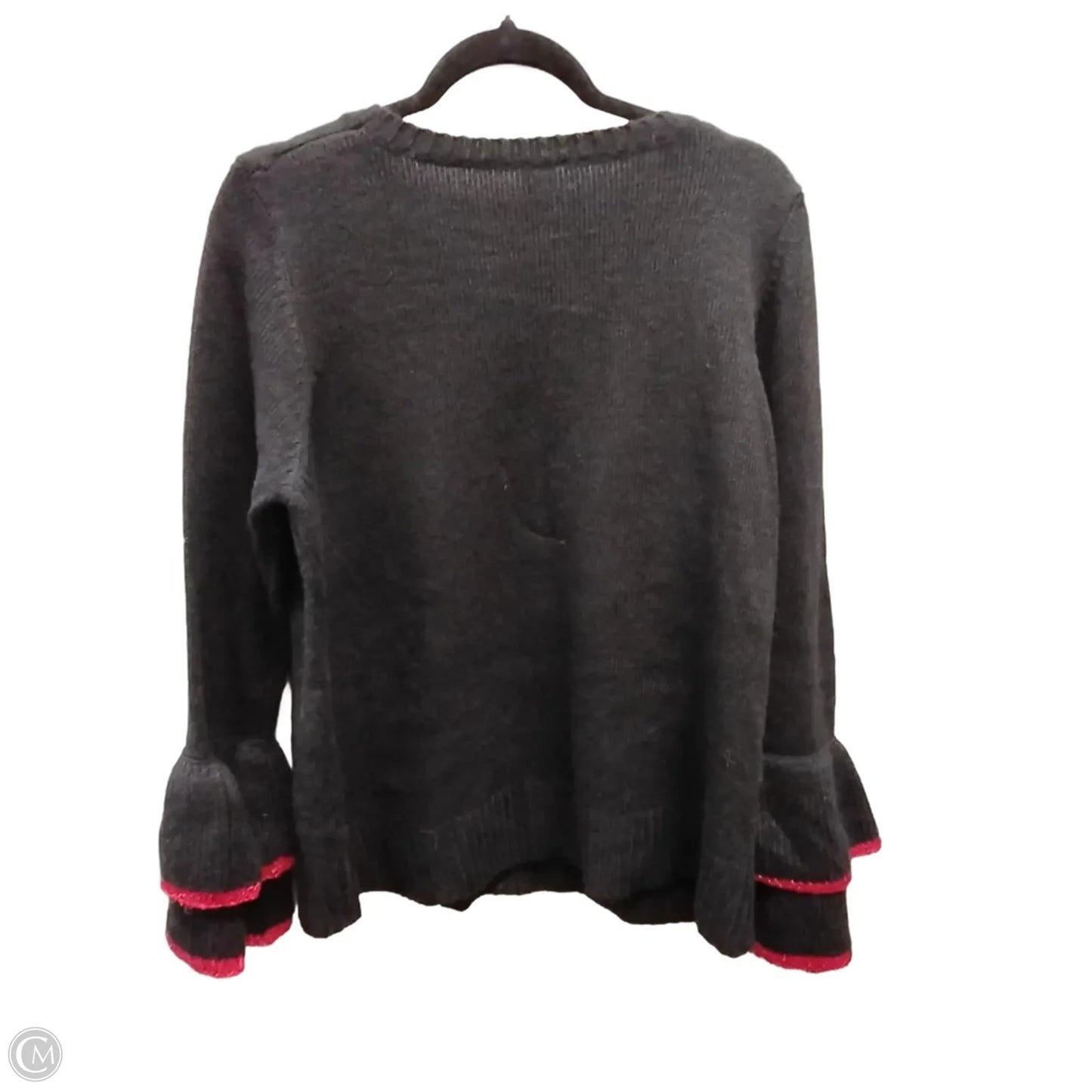 Sweater By Holiday Time In Black, Size: L