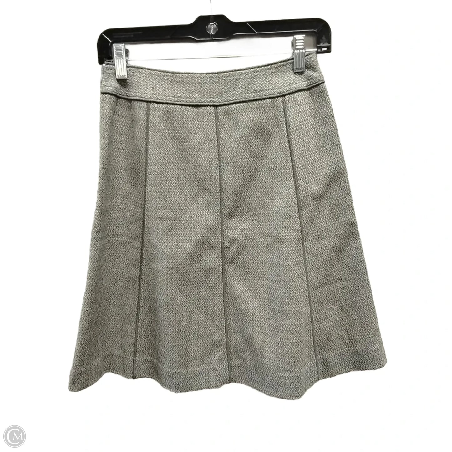 Skirt Maxi By Ann Taylor In Grey, Size: 0p