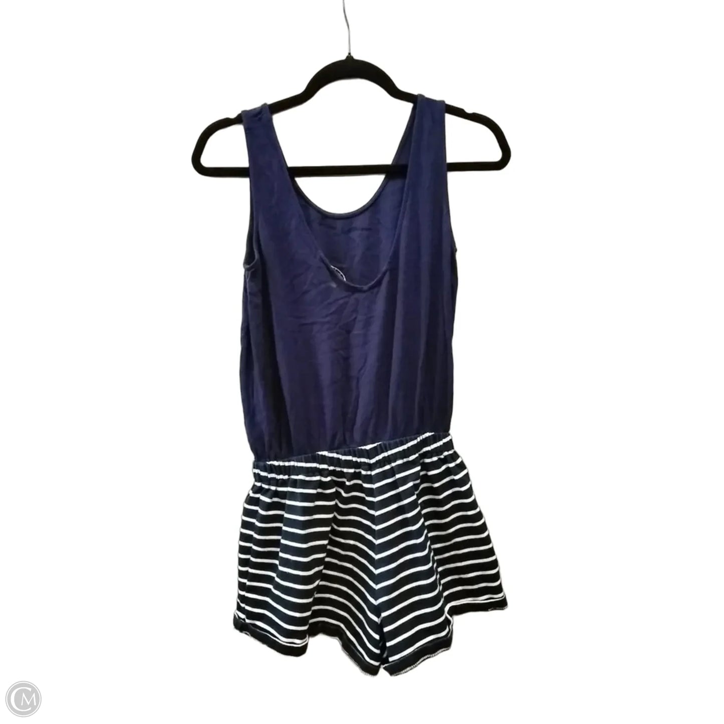 Romper By Umgee In Blue & White, Size: S