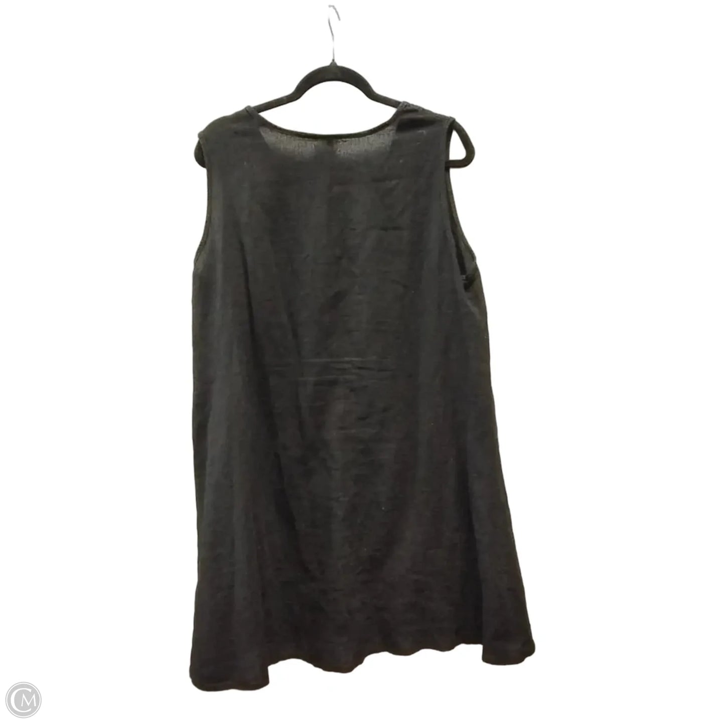 Top Sleeveless By Cmc In Black & White, Size: Xl