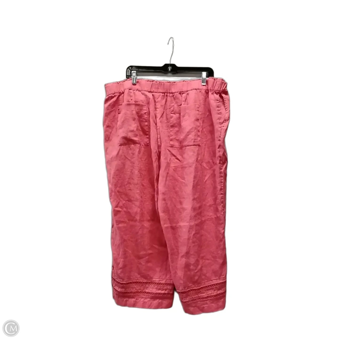 Pants Linen By J. Jill In Pink, Size: 2x