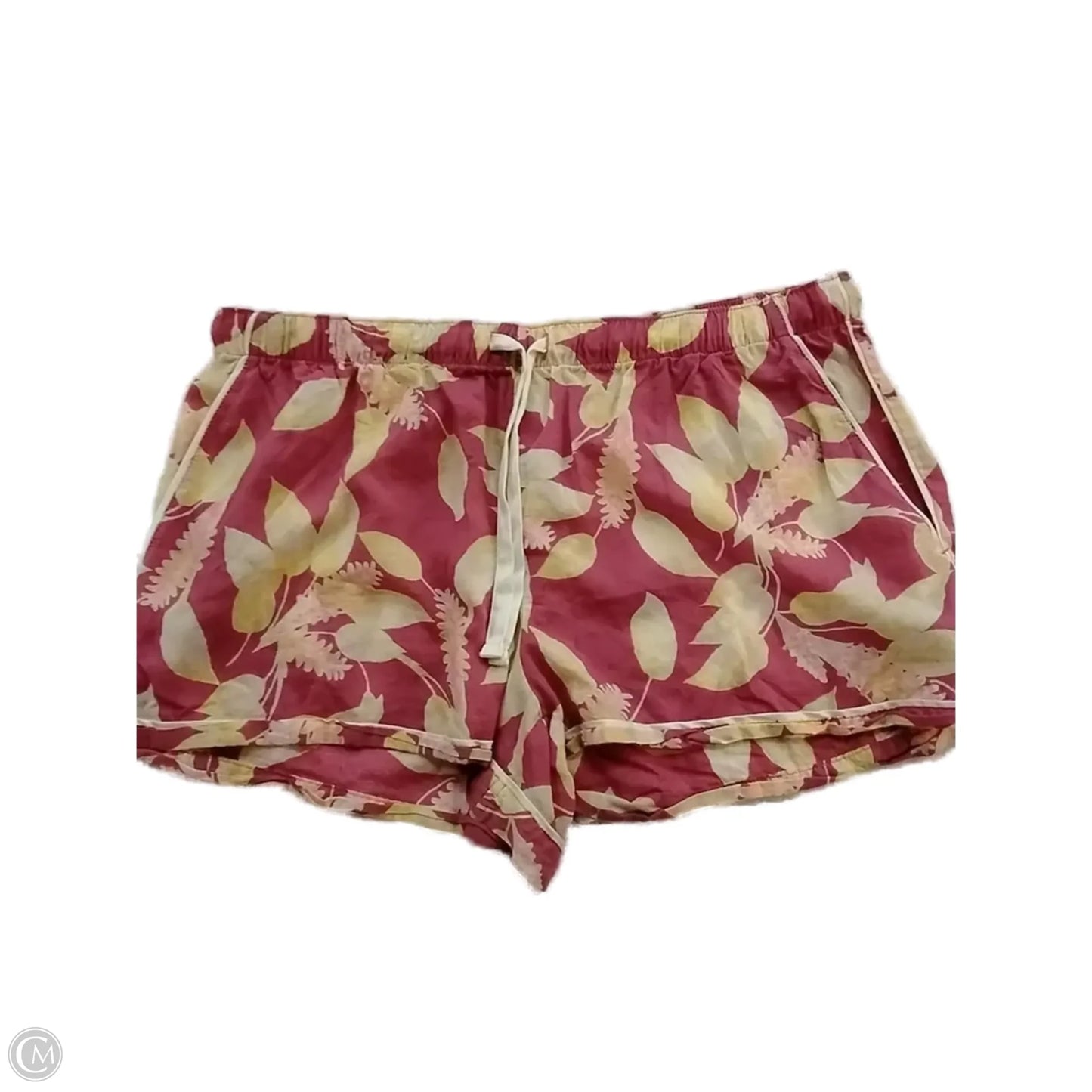 Athletic Shorts By Stars Above In Floral Print, Size: L