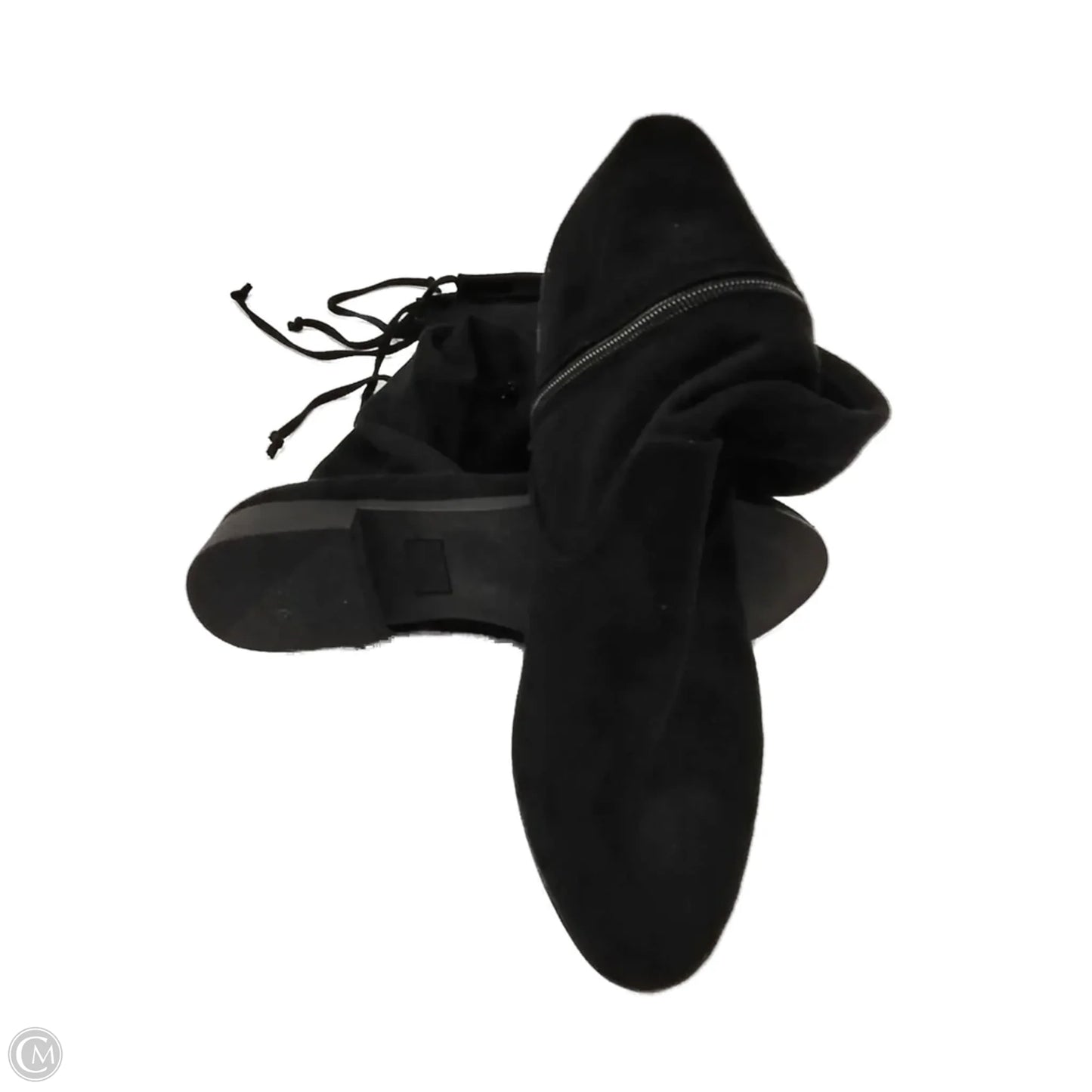 Boots Knee Flats By Time And Tru In Black, Size: 10