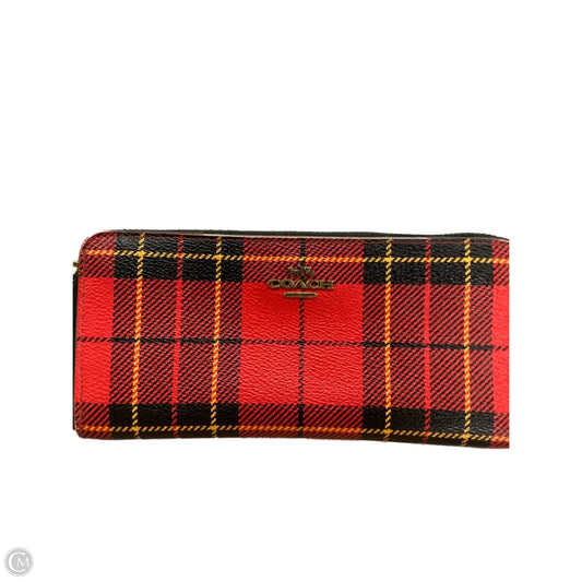 Wallet Designer By Coach, Size: Small