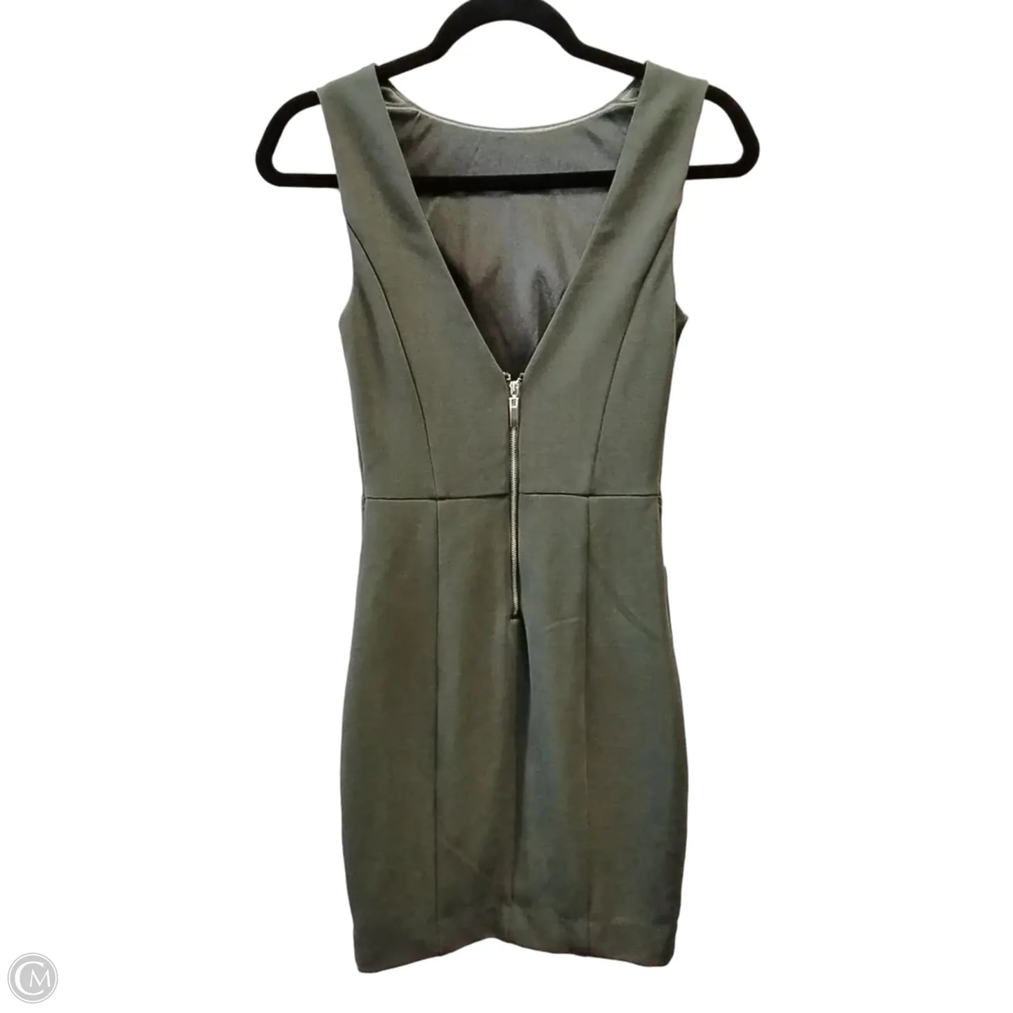 Dress Casual Midi By Bebe In Green, Size: 0