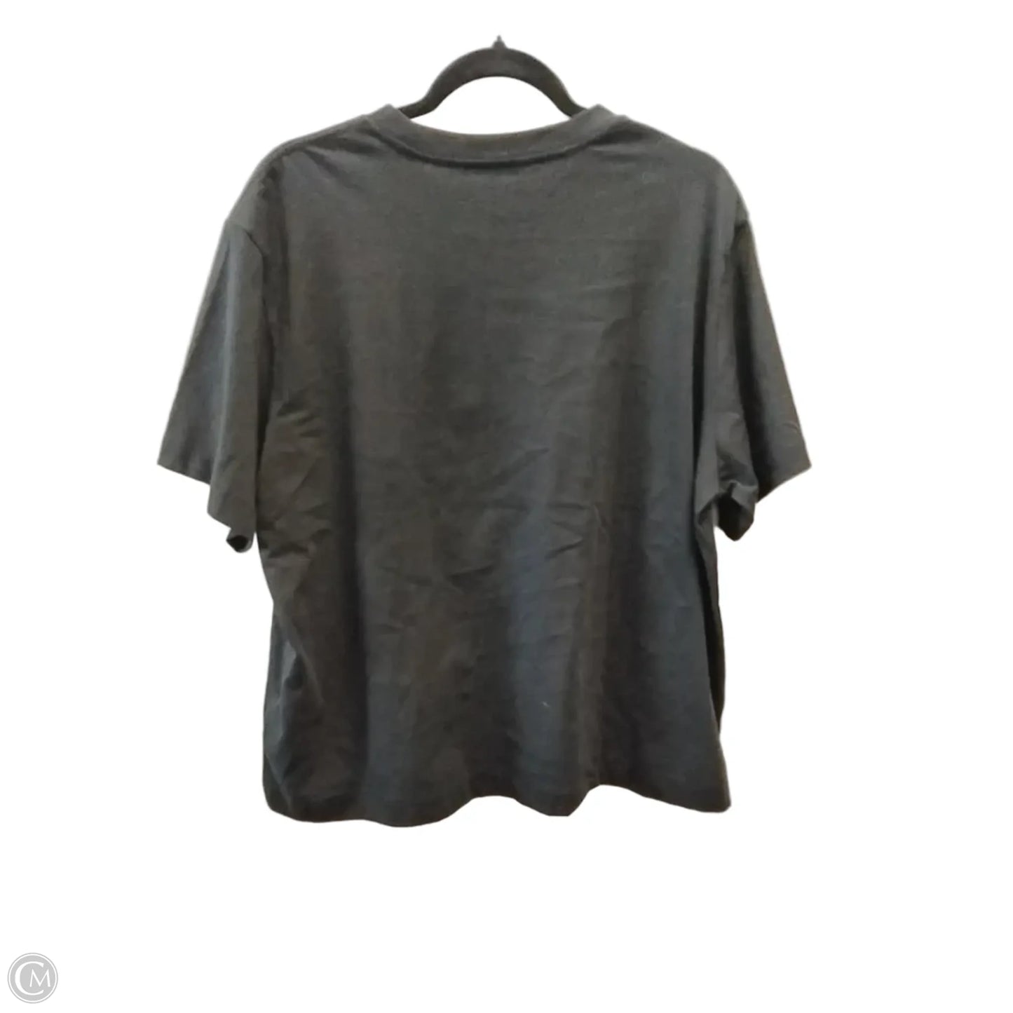 Top Short Sleeve Basic By Calvin Klein In Black, Size: Xl