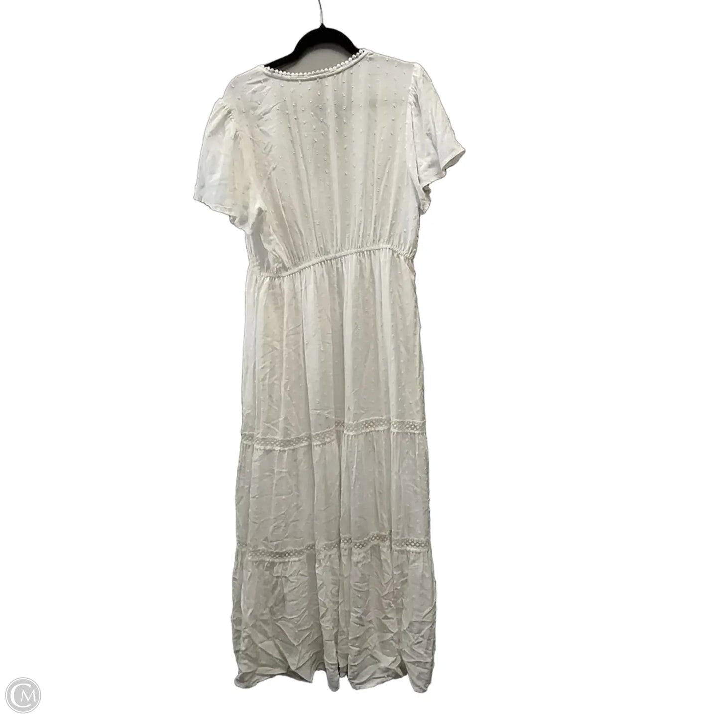 Dress Casual Maxi By Knox Rose In White, Size: 12