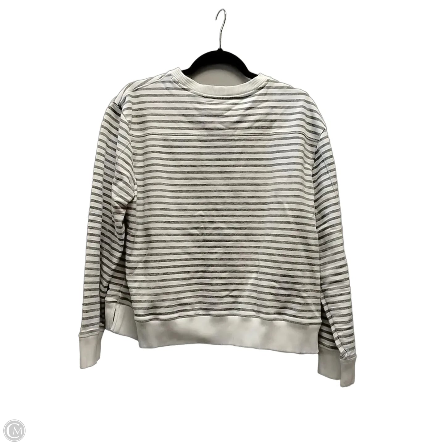 Sweatshirt Crewneck By Orvis In Striped Pattern, Size: L