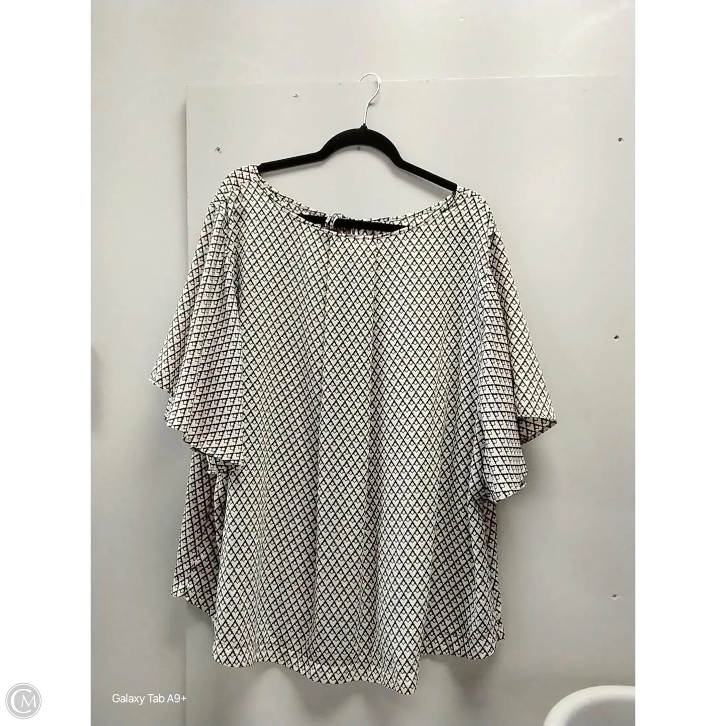 Top Short Sleeve By Stylus In Multi-colored, Size: 3x