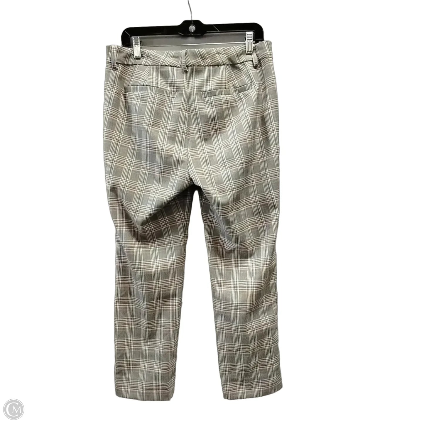 Pants Dress By Liverpool In Plaid Pattern, Size: 8