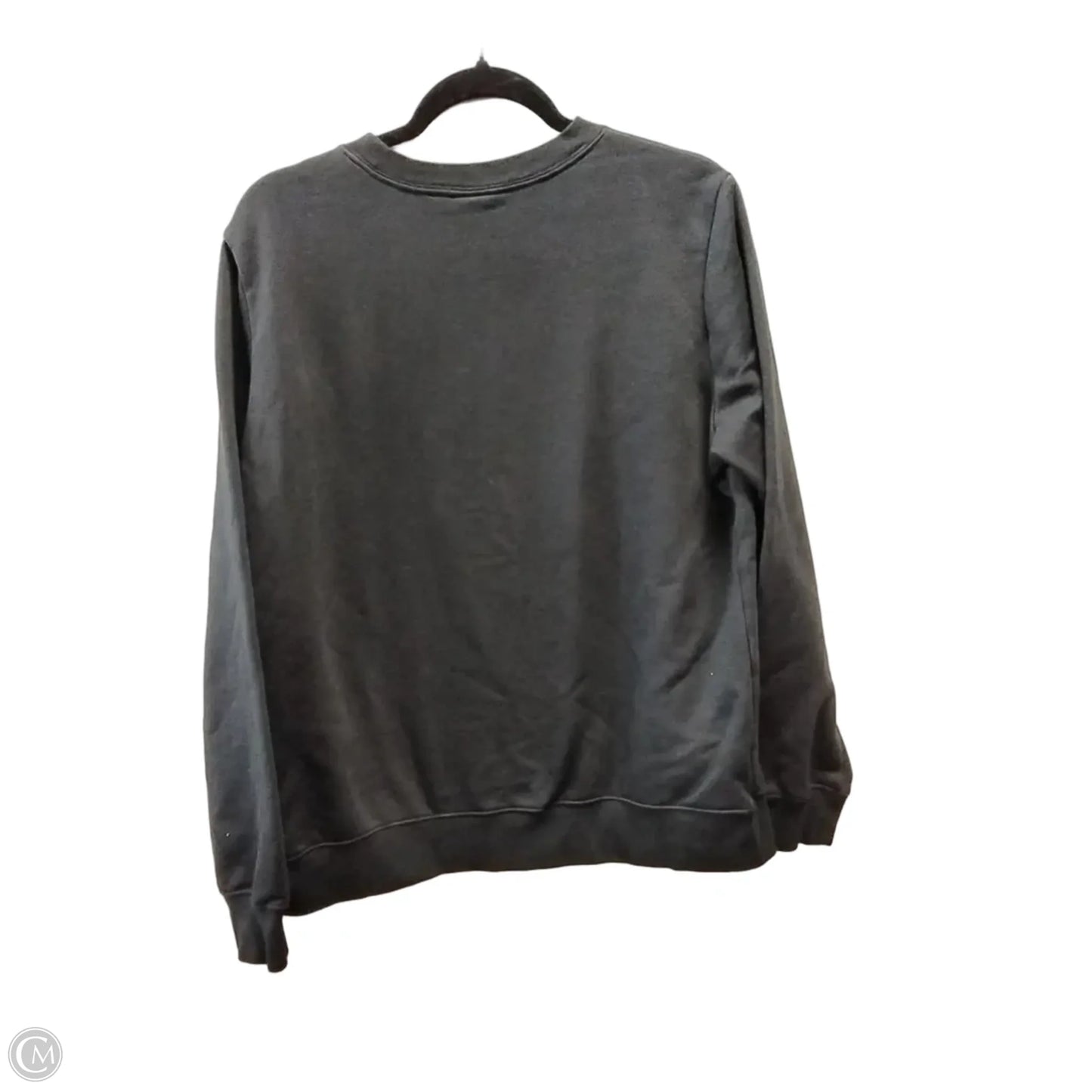 Athletic Sweatshirt Crewneck By Nike In Black, Size: L