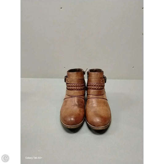 Boots Ankle Heels By Sugar In Brown, Size: 7.5