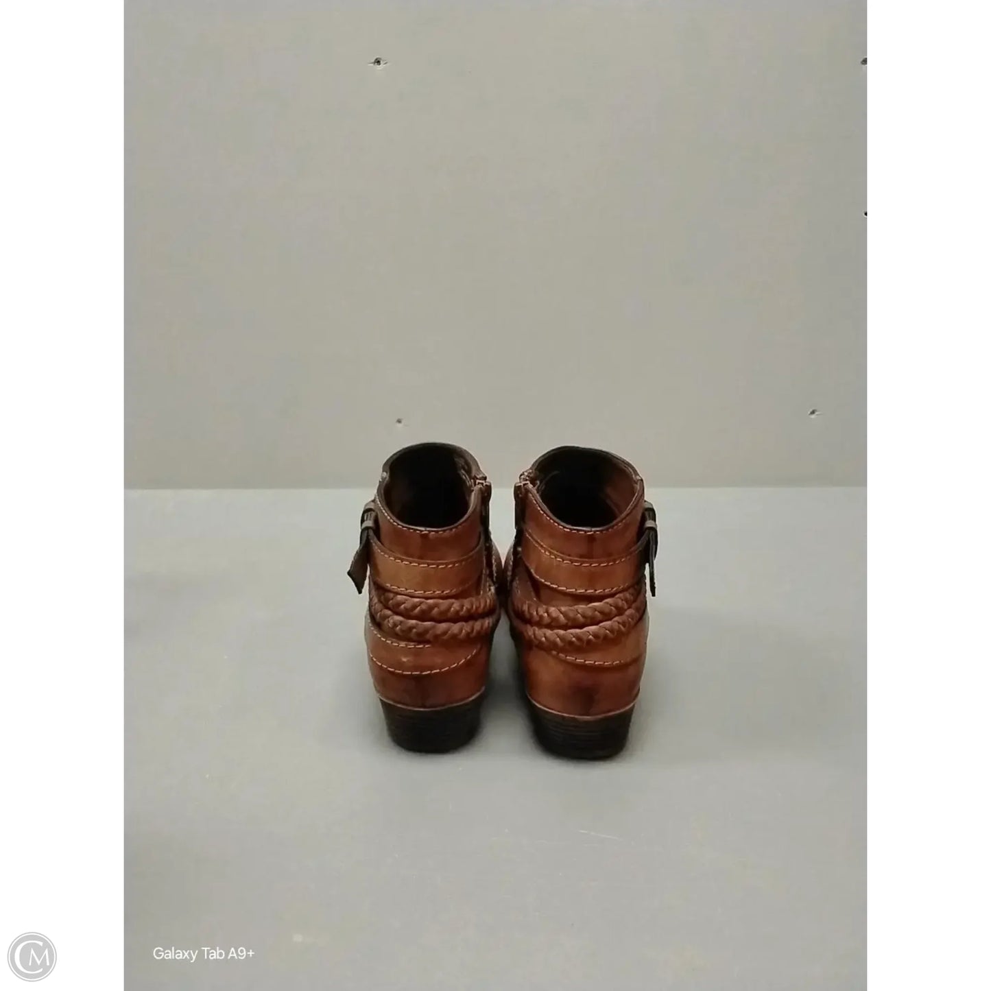 Boots Ankle Heels By Sugar In Brown, Size: 7.5