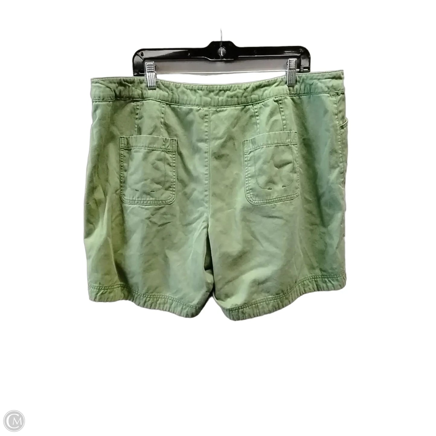 Shorts By Natural Reflections In Green, Size: 20w