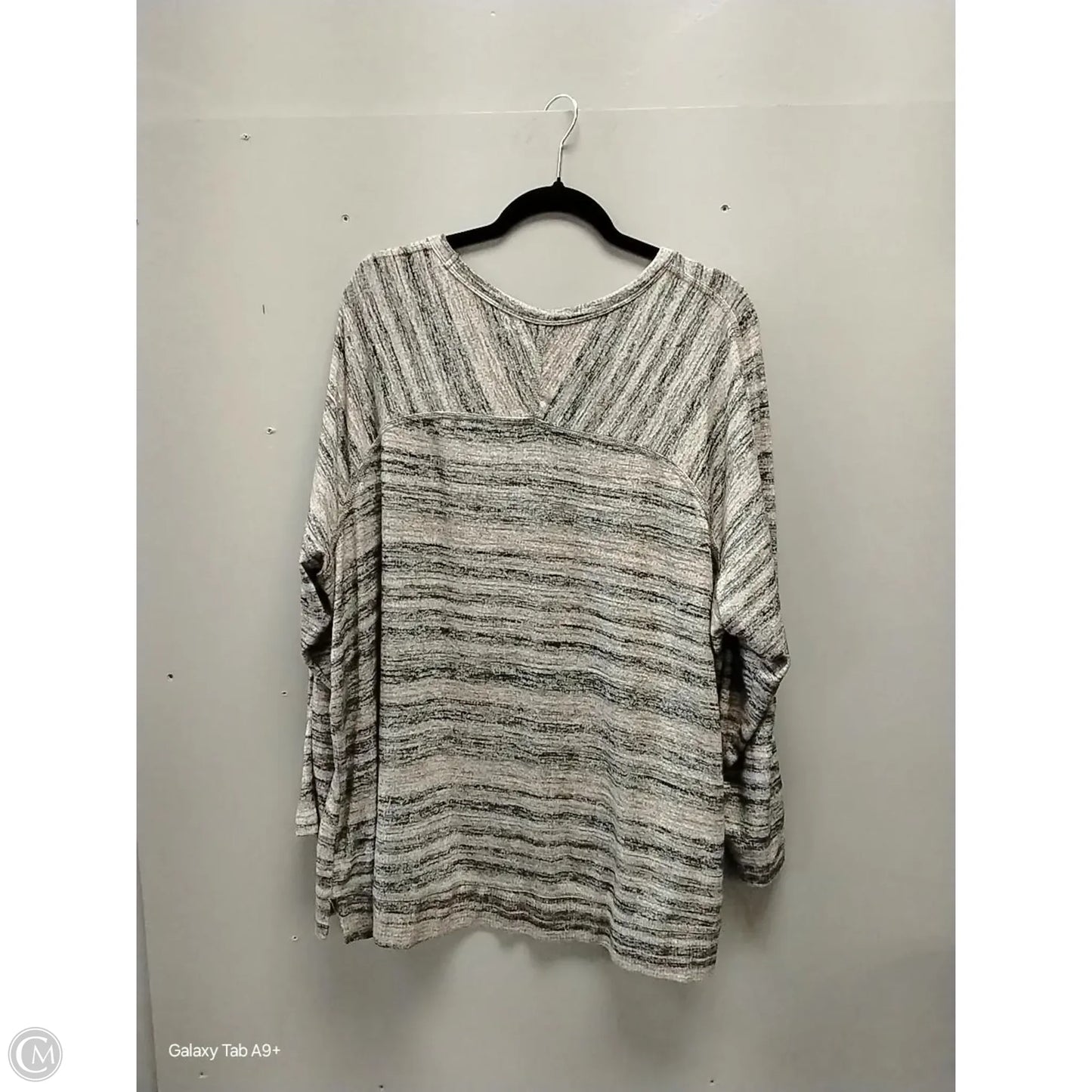Top Long Sleeve By Sonoma In Tan, Size: 3x