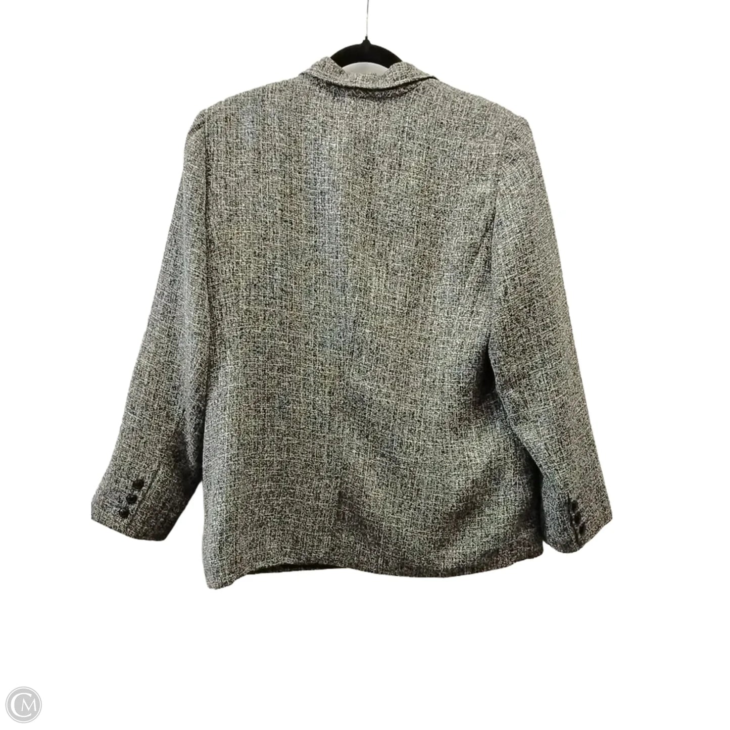 Blazer By Sag Harbor In Grey, Size: 14p