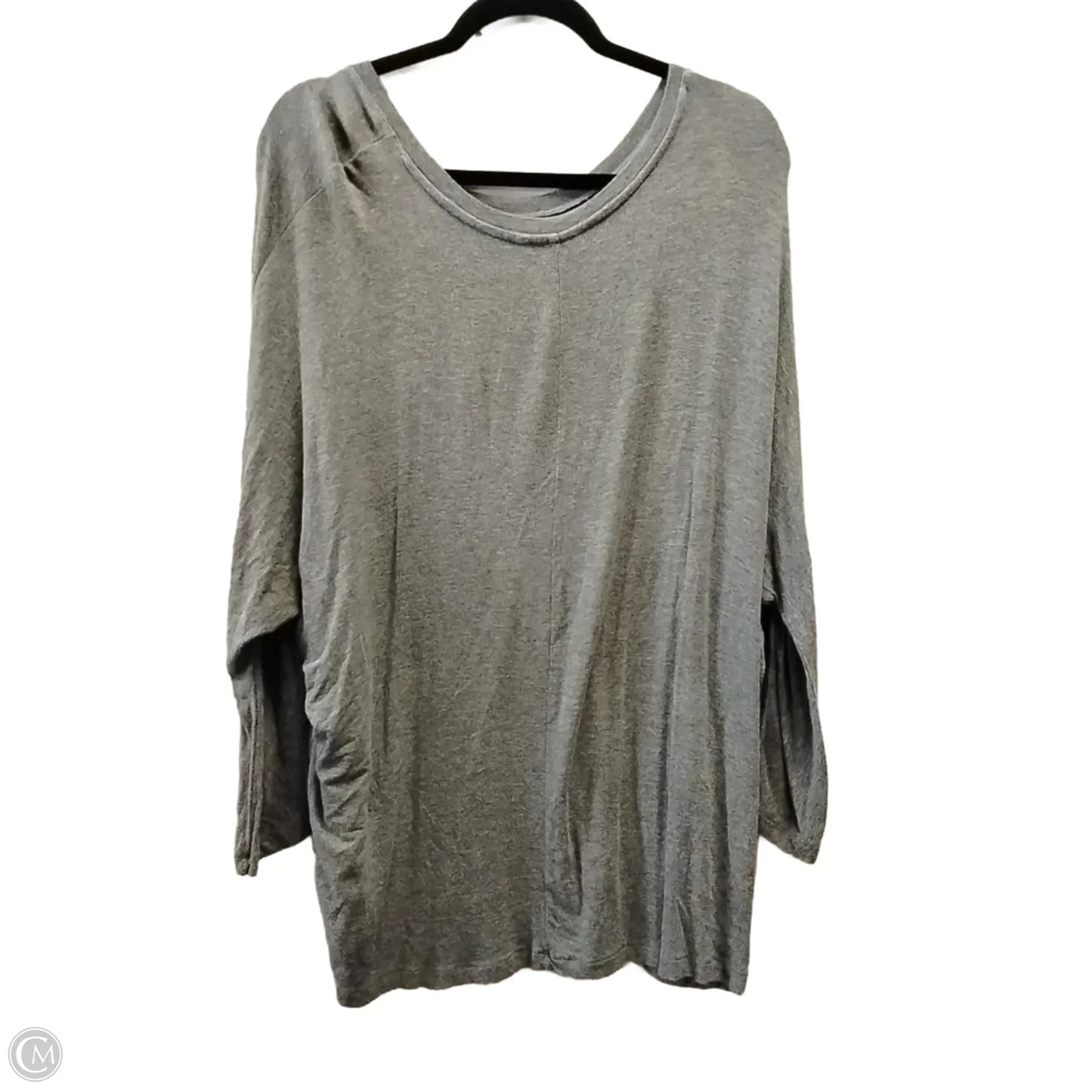 Top Long Sleeve By Banana Republic In Grey, Size: L
