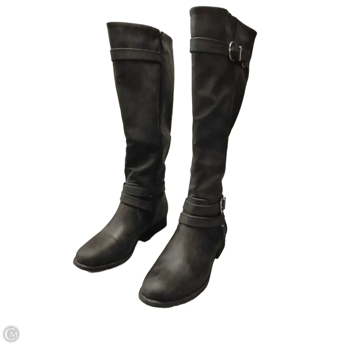 Boots Knee Flats By Maurices In Grey, Size: 8