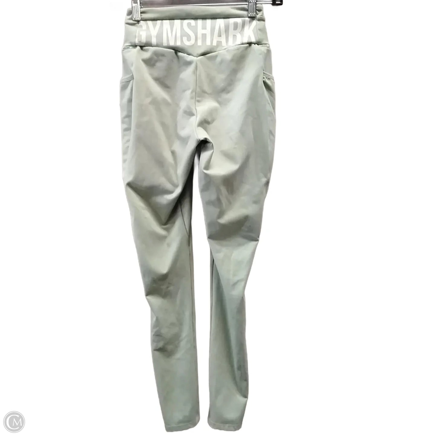 Athletic Leggings By Gym Shark In Green, Size: Xs