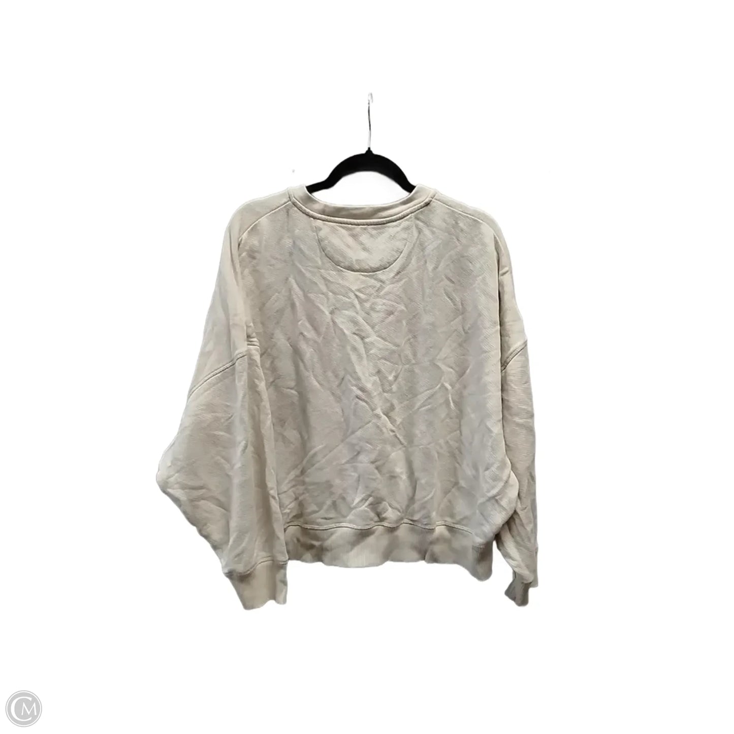 Sweatshirt Collar By American Eagle In Cream, Size: Xl