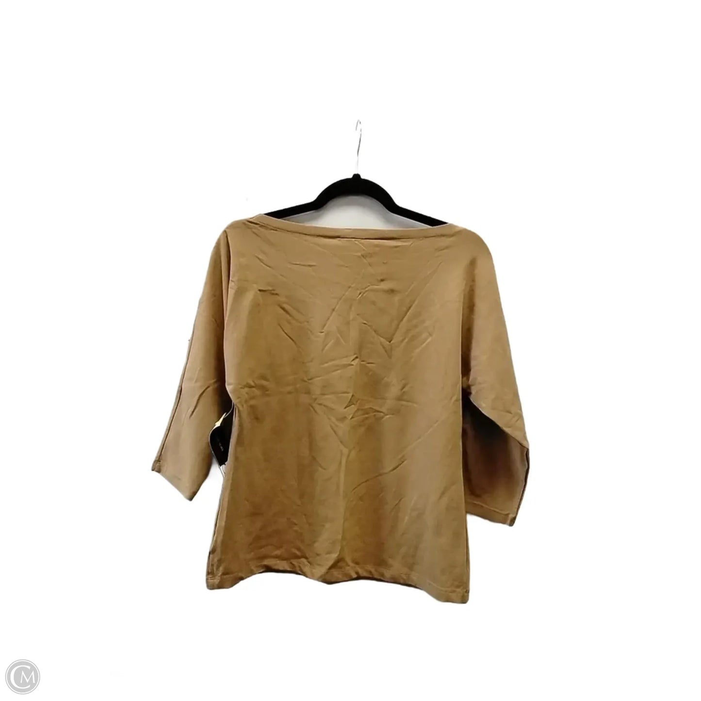 Top Long Sleeve By Jones New York In Brown, Size: Mp