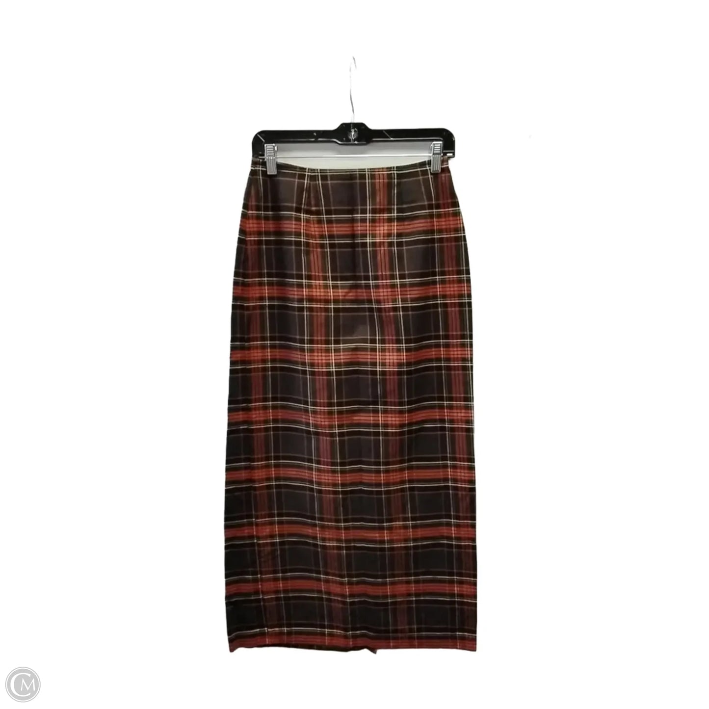 Skirt Maxi By Cato In Plaid Pattern, Size: 4