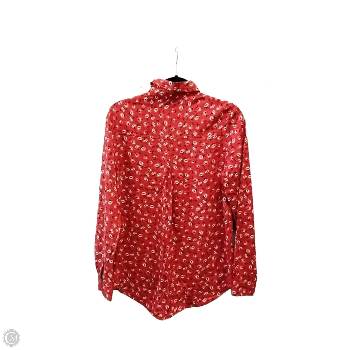Top Long Sleeve By Beachlunchlounge In Red, Size: Sp