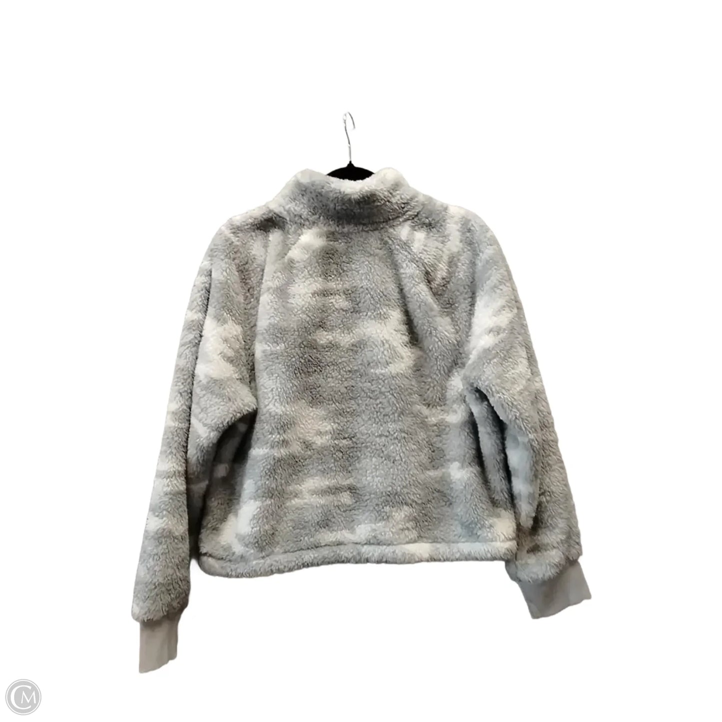 Sweatshirt Collar By Calvin Klein Performance In Grey, Size: Xl