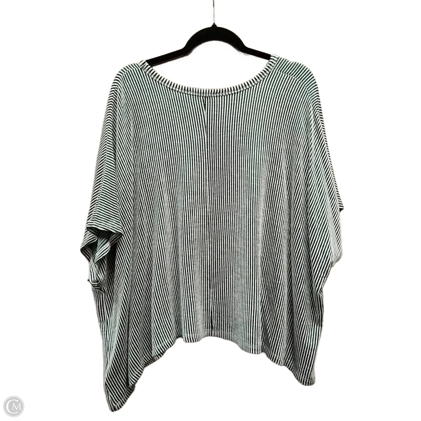 Top Short Sleeve By Zenana In Green, Size: 2x