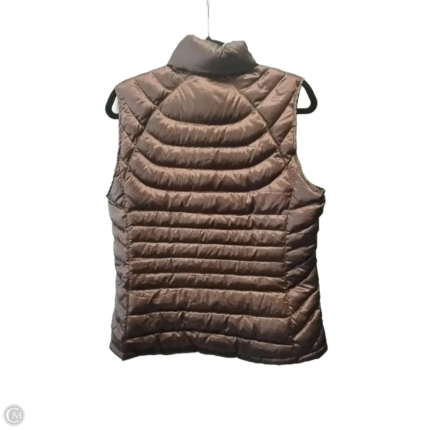Vest Puffer & Quilted By Bernardo In Brown, Size: M