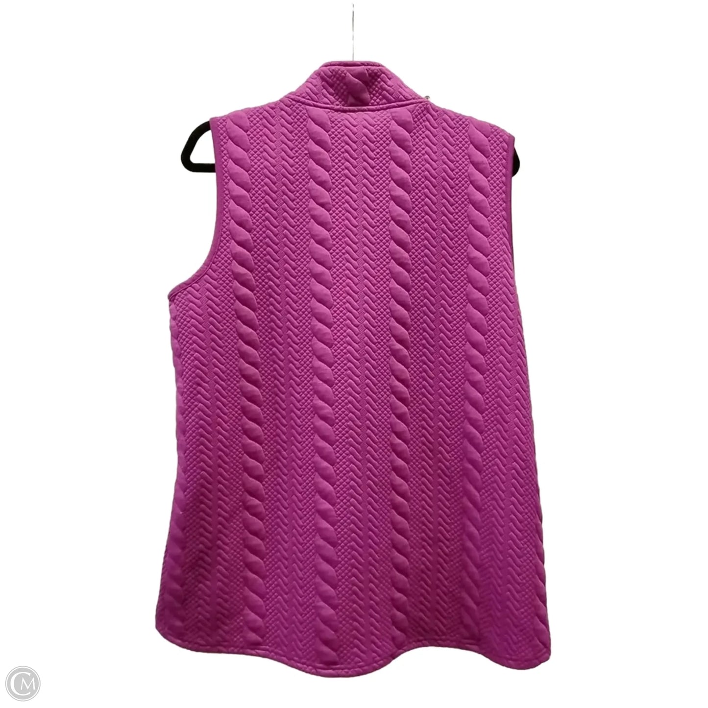 Vest Puffer & Quilted By Coldwater Creek In Purple, Size: L