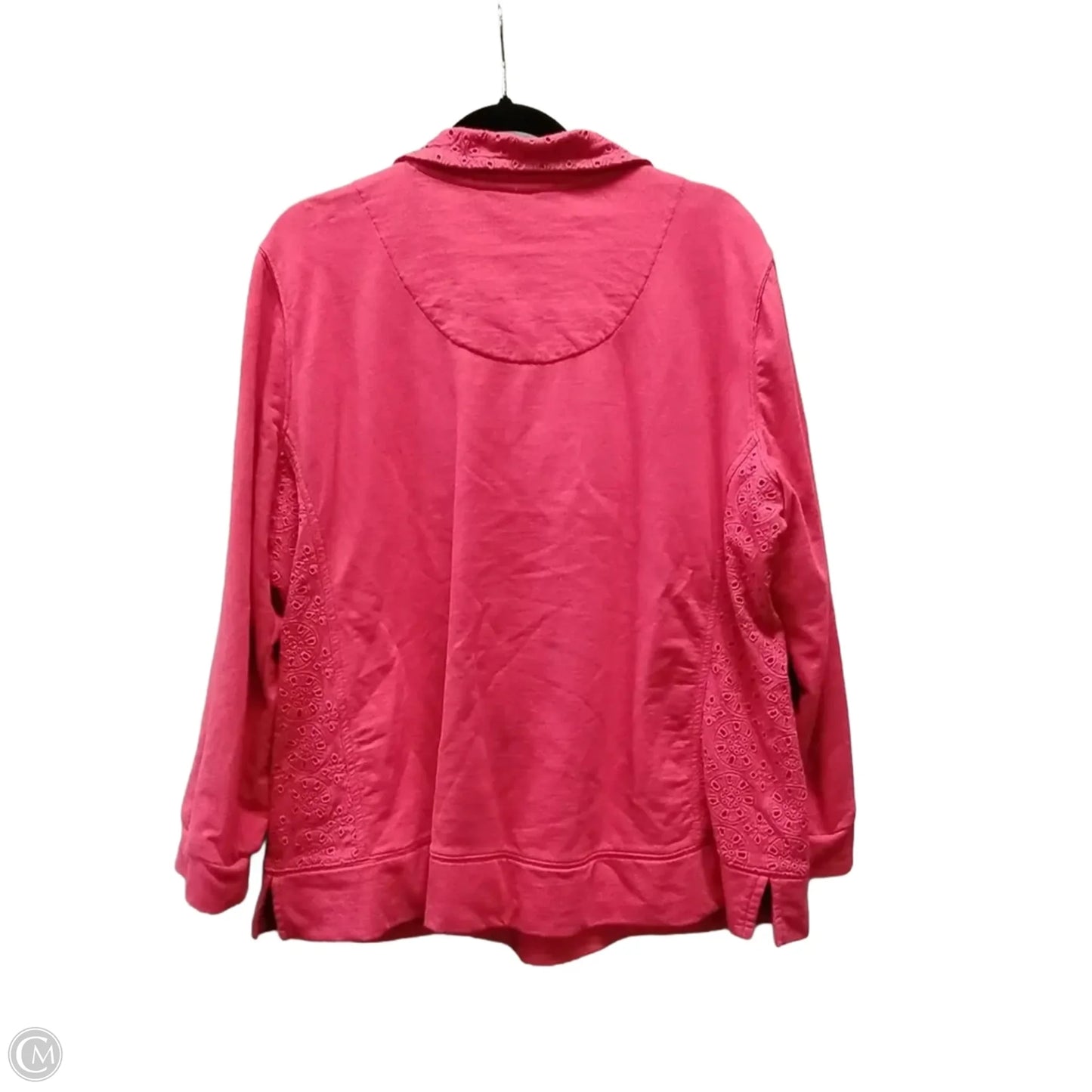 Sweatshirt Collar By Coldwater Creek In Red, Size: Xl