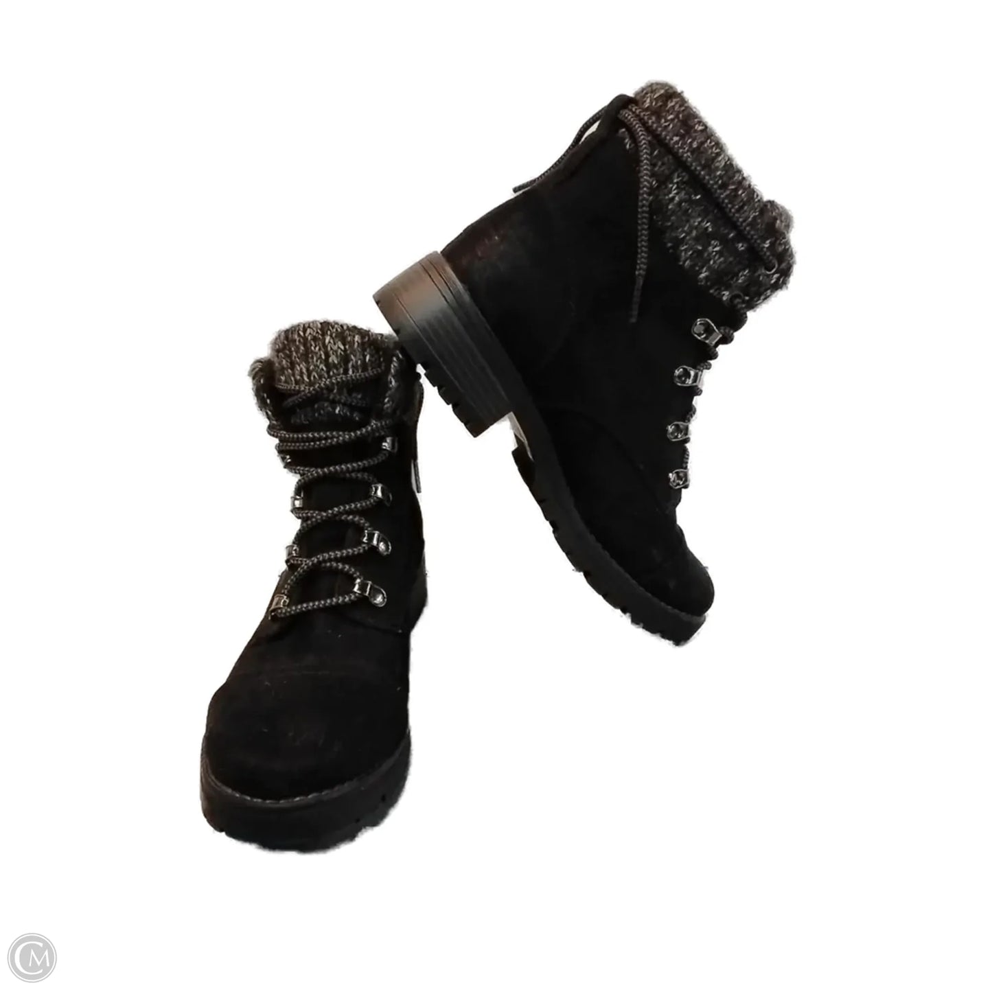 Boots Hiking By Clothes Mentor In Black, Size: 7.5